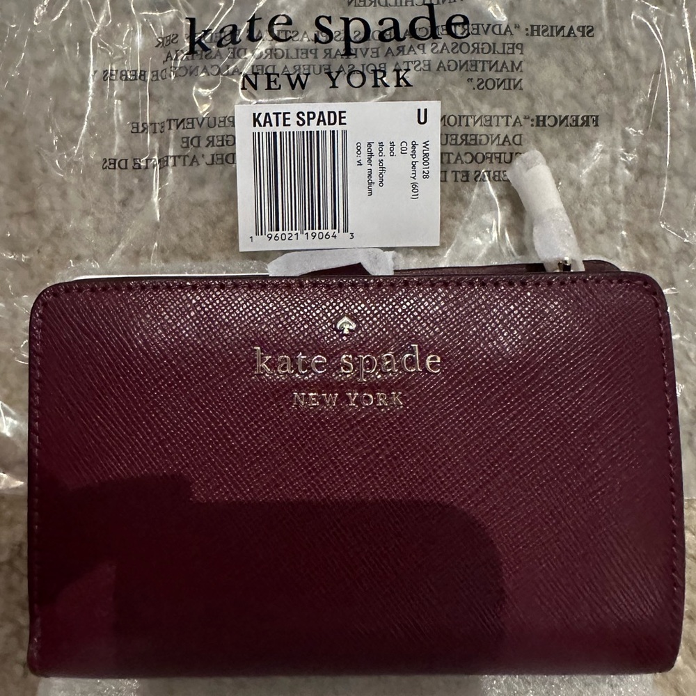 NWT Kate Spade Leather Medium Staci Wallet - Picture 3 of 6